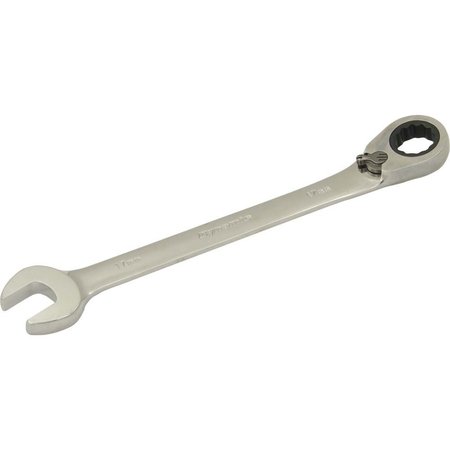 DYNAMIC Tools 17mm Reversible Combination Ratcheting Wrench D076117
